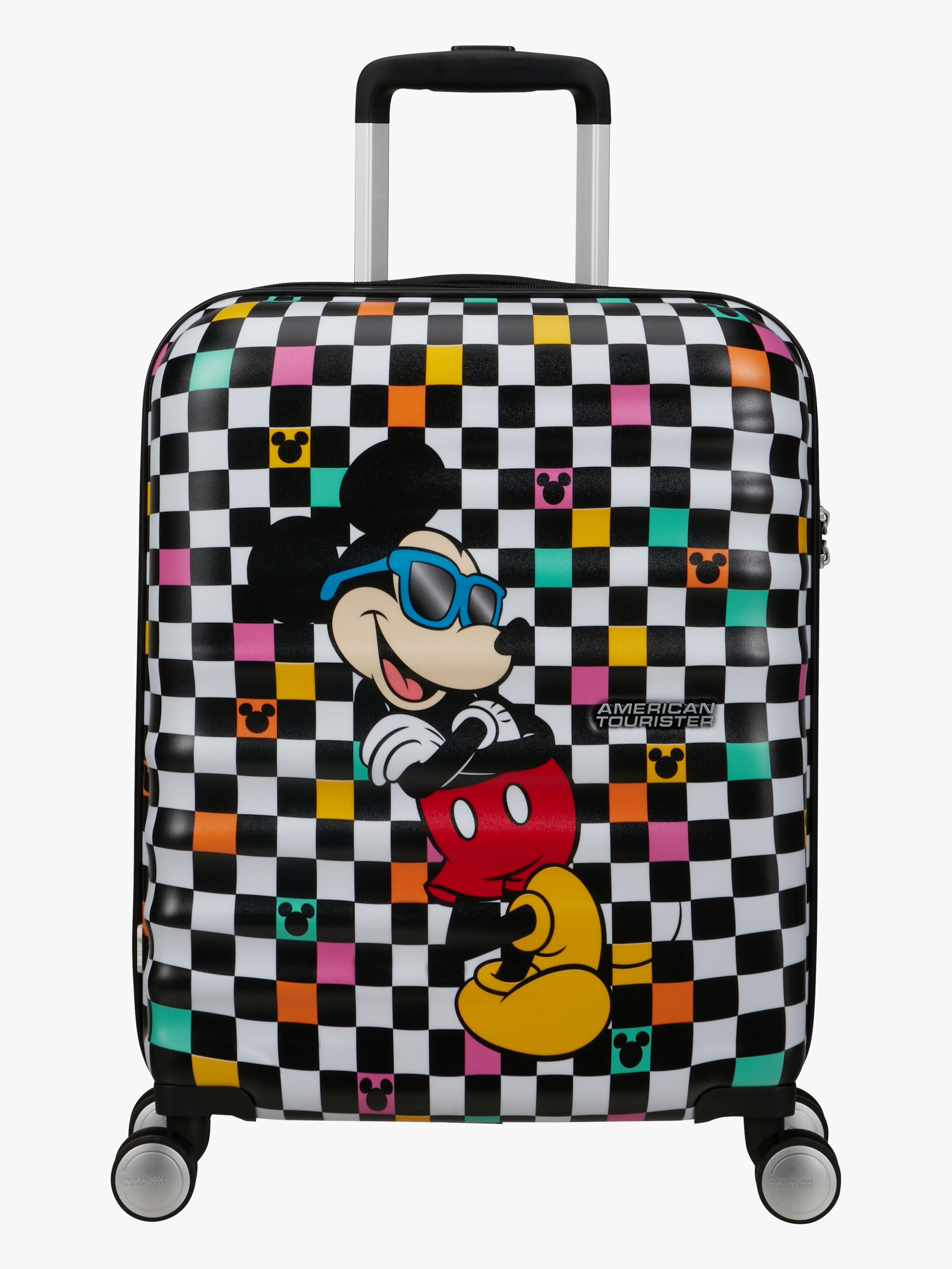 American Tourister Wavebreaker Disney Spinner Kuffert 35L, Mickey Check