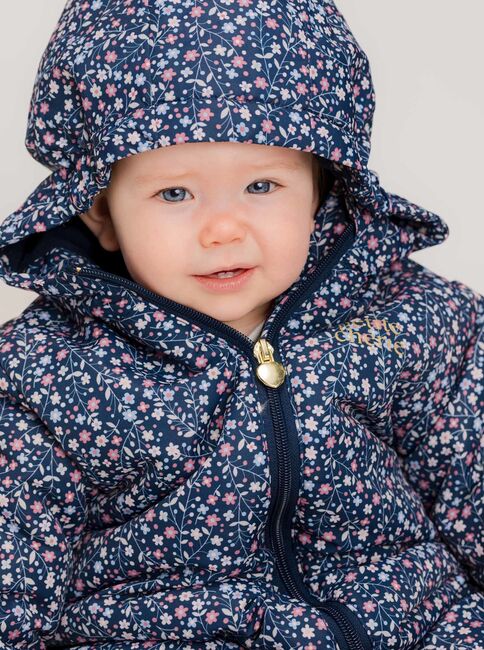 Petite Chérie Atelier Gisele Køredragt, Navy Small Flower