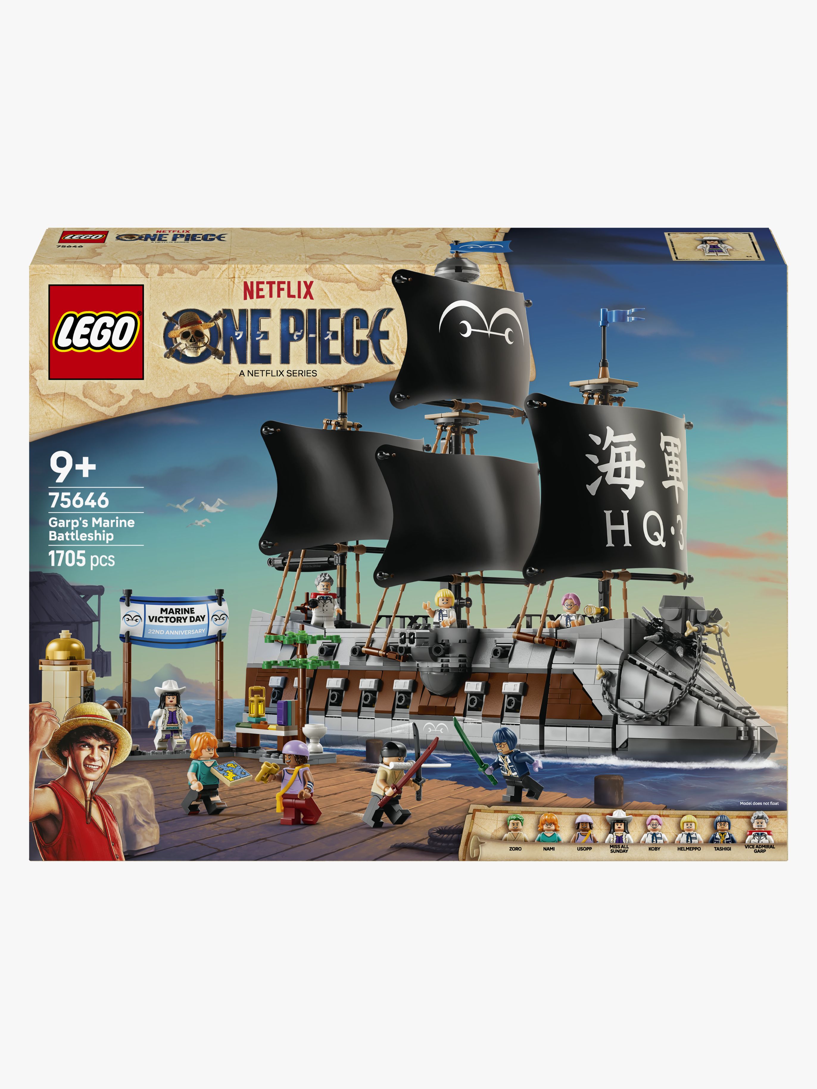 LEGO ONE PIECE 75646 Garps Marine-slagskib