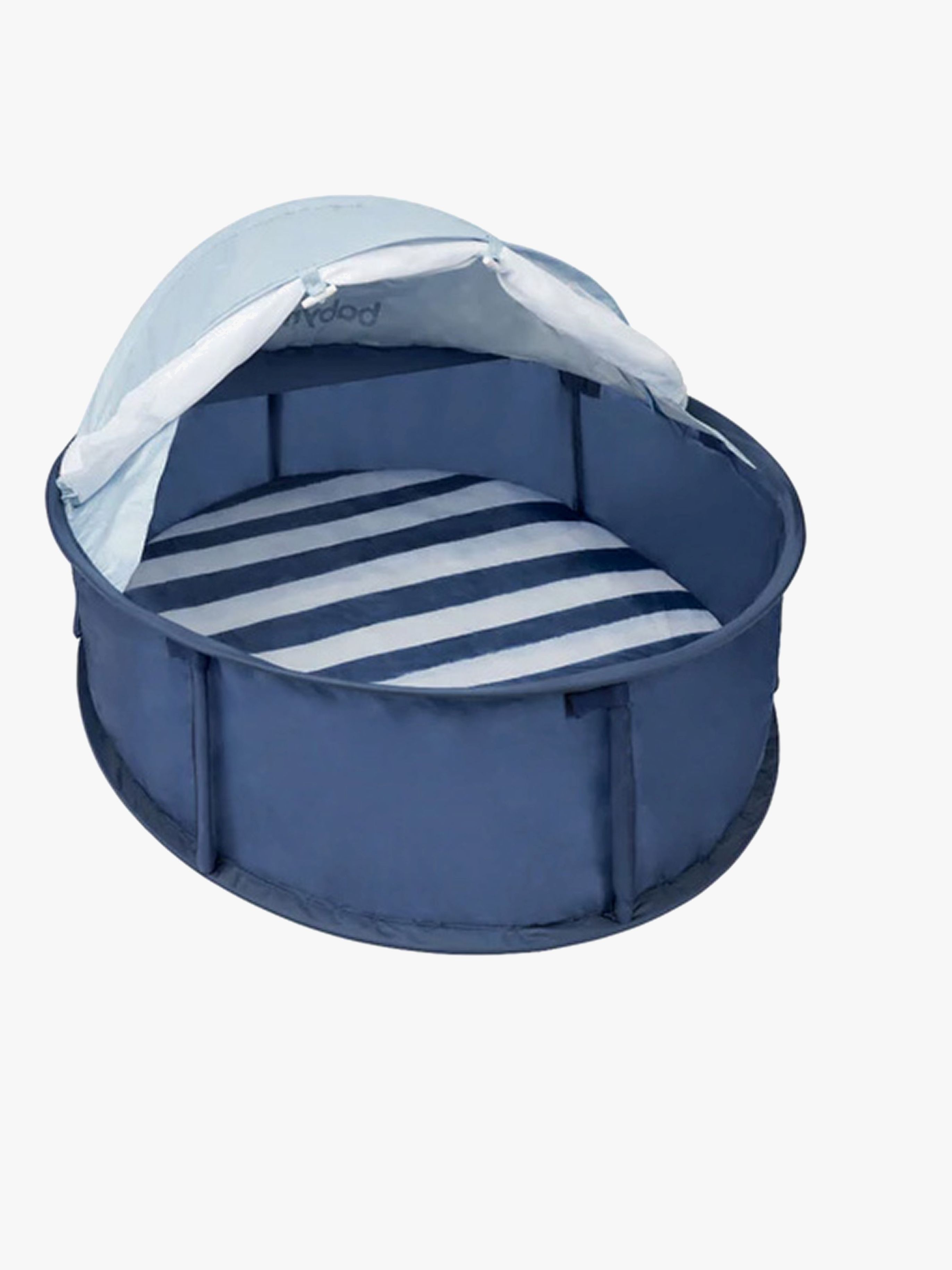 BabyMoov UV-Telt 2-i-1 med Insektbeskyttelse, Blue/White