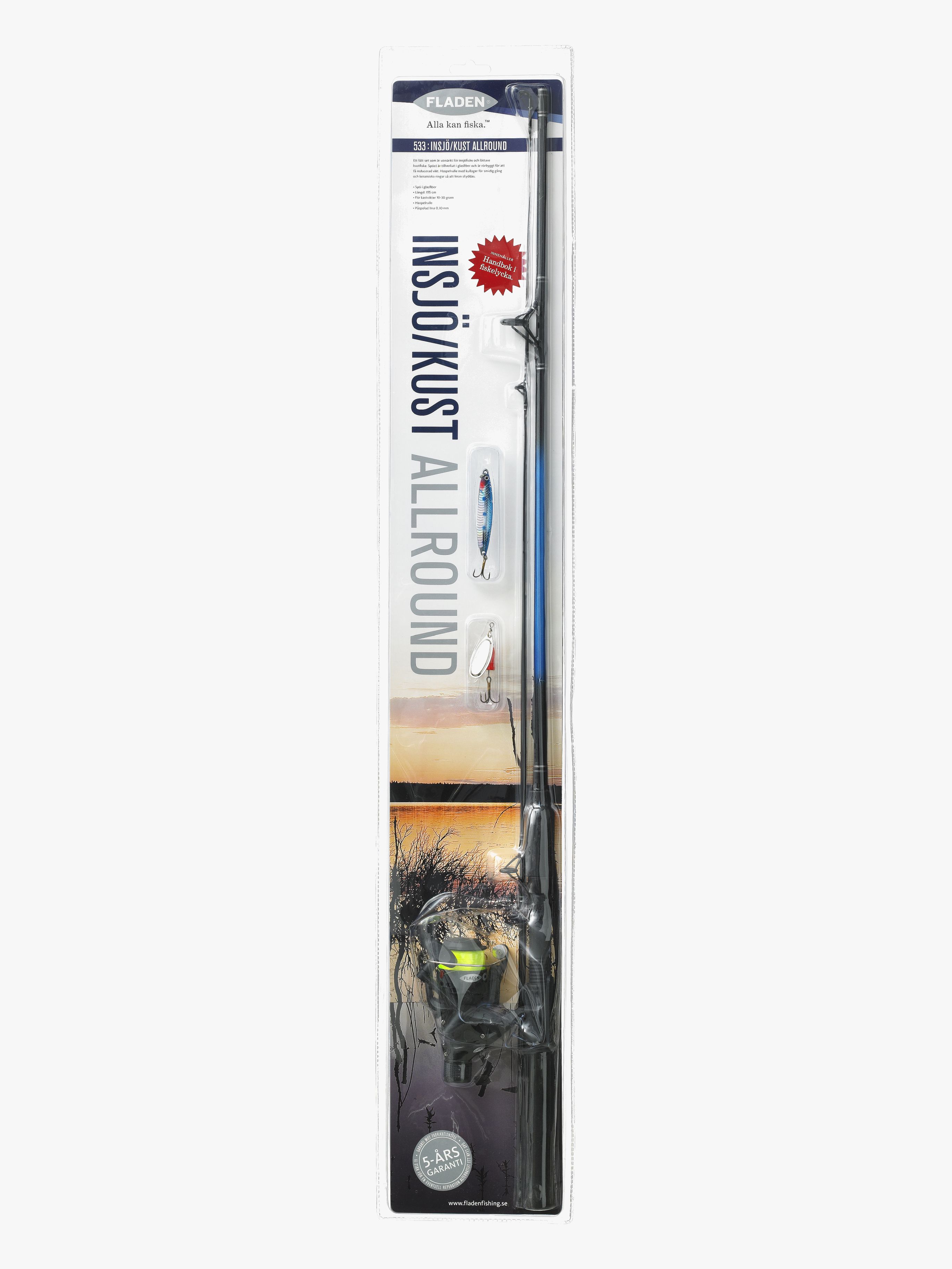 Fladen Sø/Hav Allround Hjul -Cobra 030 Fiskestang 10-30g Spinner