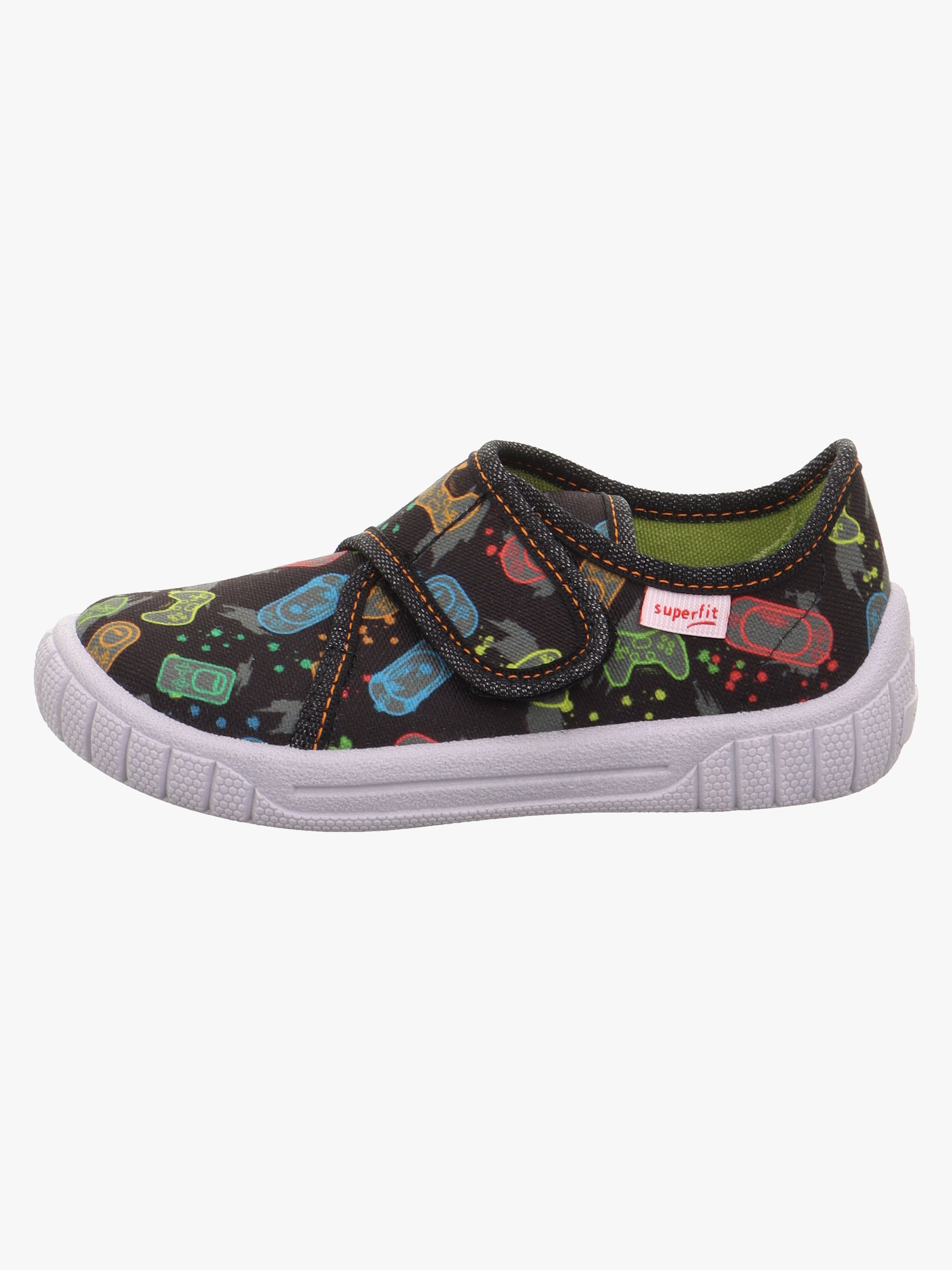 Superfit Bill Hjemmesko, Black/Multicoloured, 26