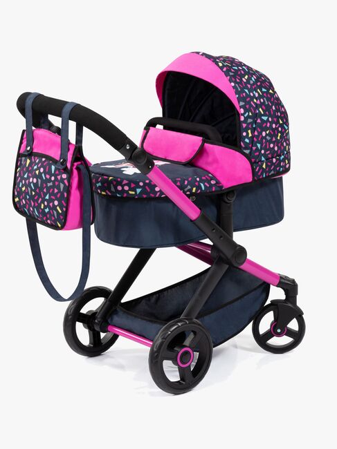 Bayer Design Combi Dukkevogn Xeo Delux Sæt, Dark Blue