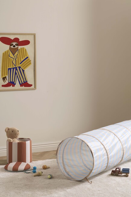 Kid's Concept Legetunnel Stribet, Blå