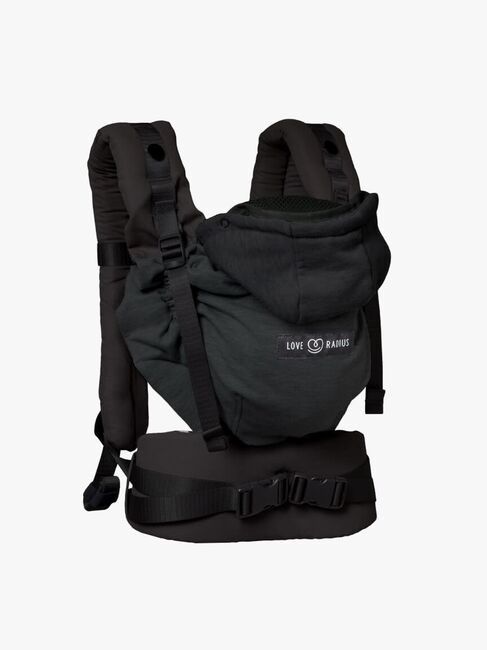 Love Radius HoodieCarrier 2 Bæresele, Black Forest