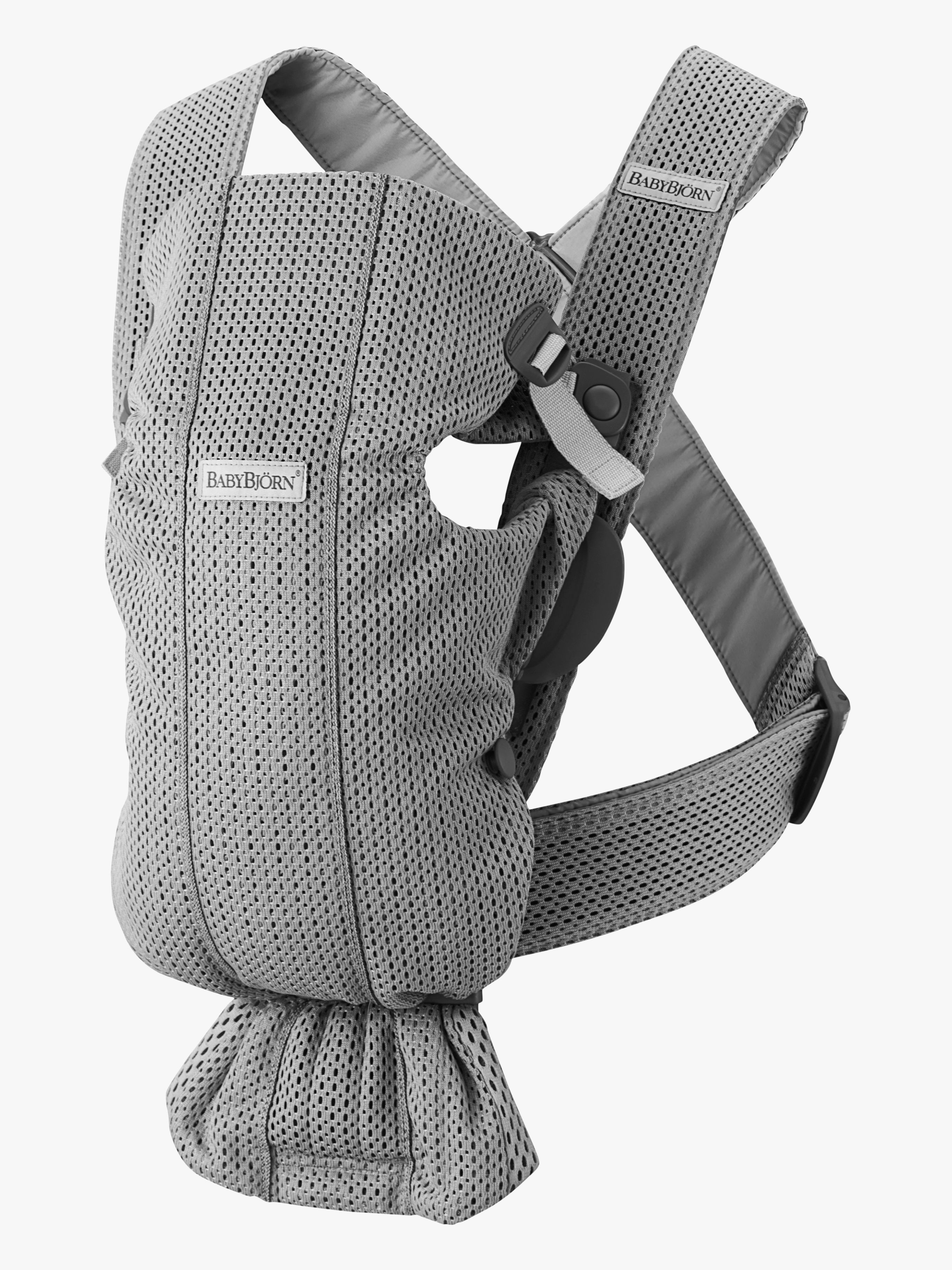 BabyBjörn Mini Bæresele 3D Mesh, Grå