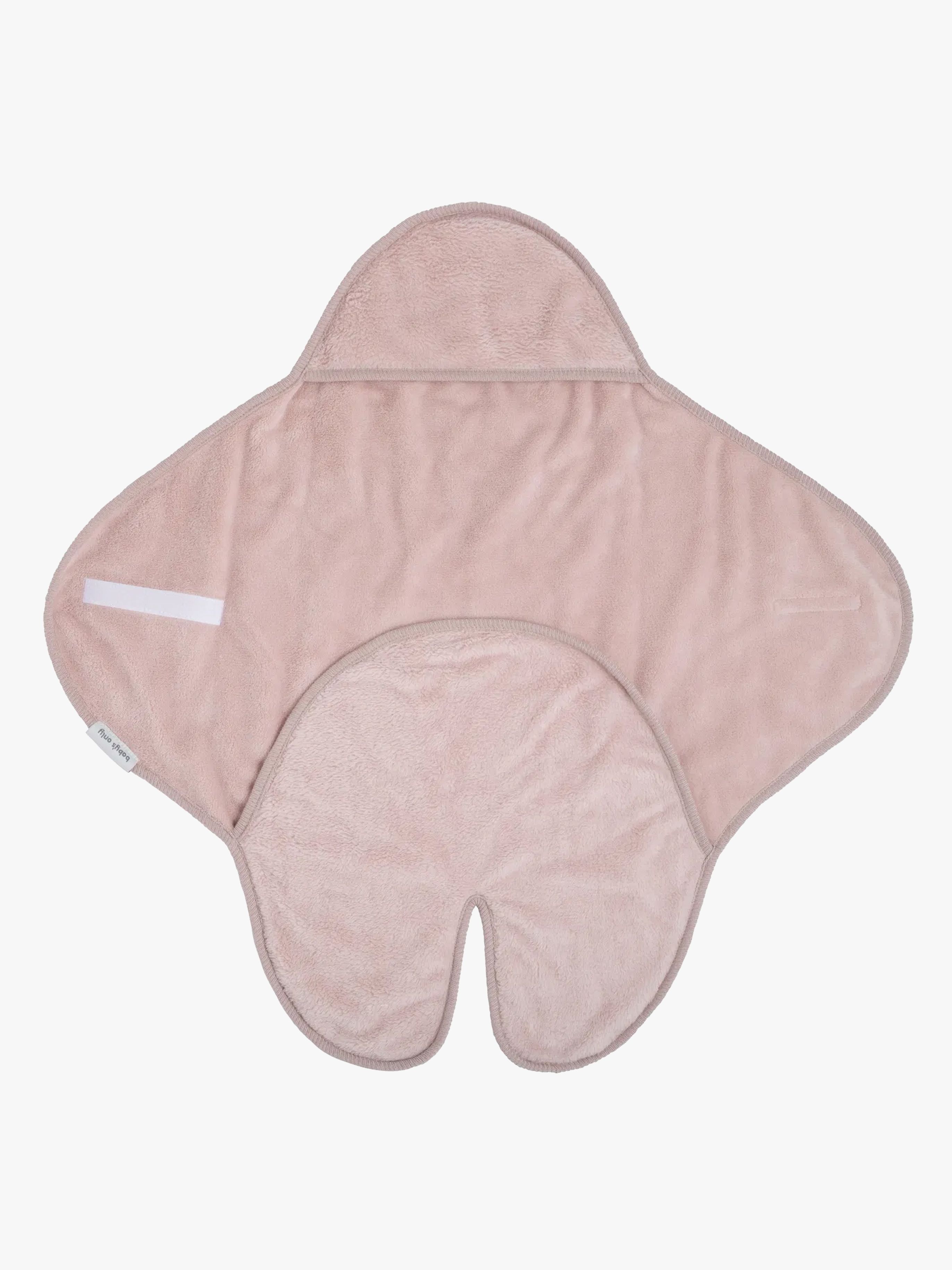 Baby's Only Hooded Baby Tæppe med Fødder Cozy, Old Pink
