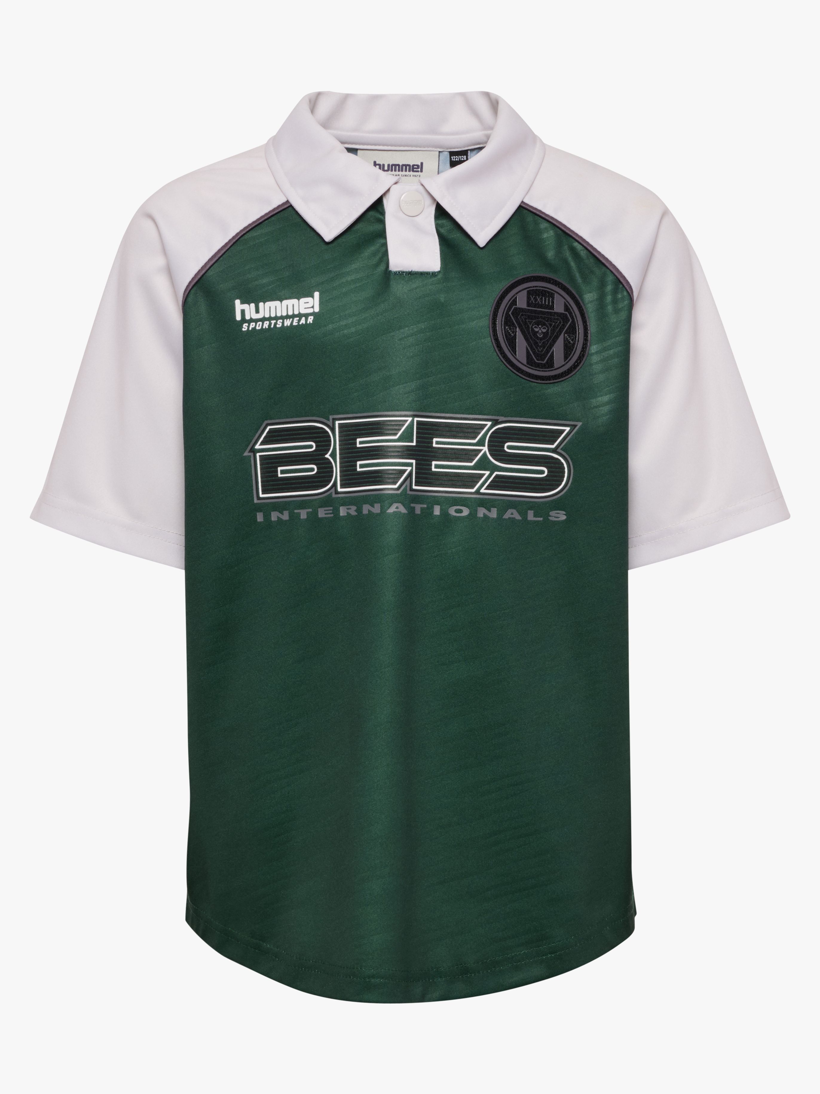 Hummel JR Loose Tiger Soccer T-shirt, June Bug, 104, Børnetøj