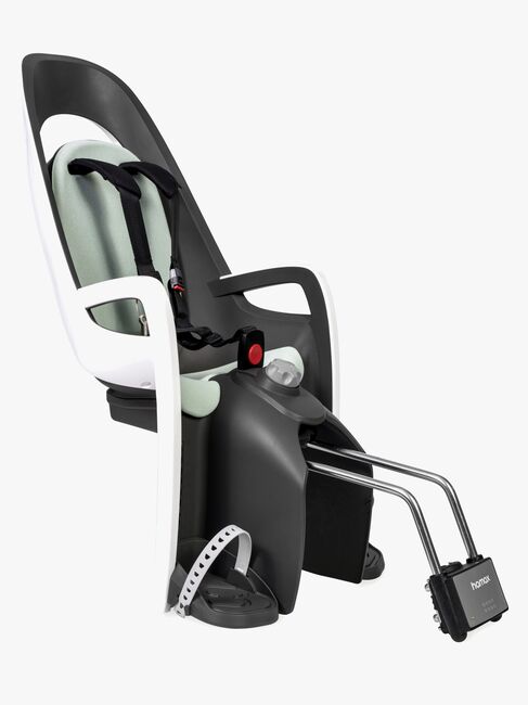 Hamax CARESS Cykelstol inkl. Låsbar Stelmontering, Grey/White/Mint