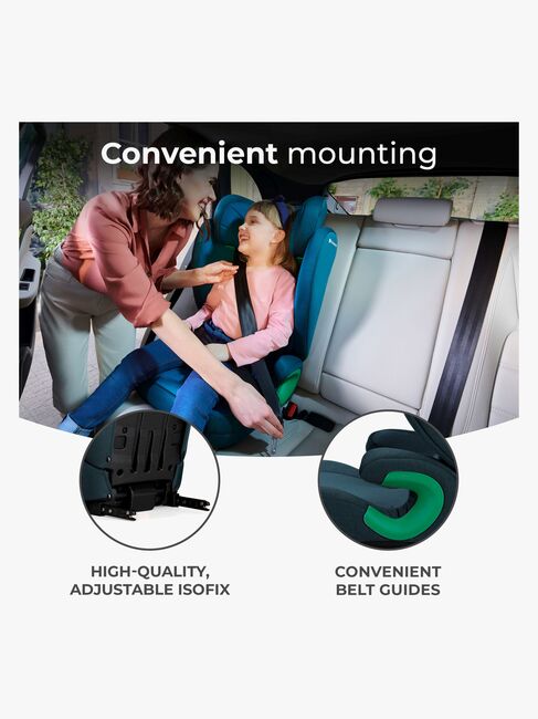 Kinderkraft JUNIOR FIX 2 i-Size Autostol, Harbor Blue