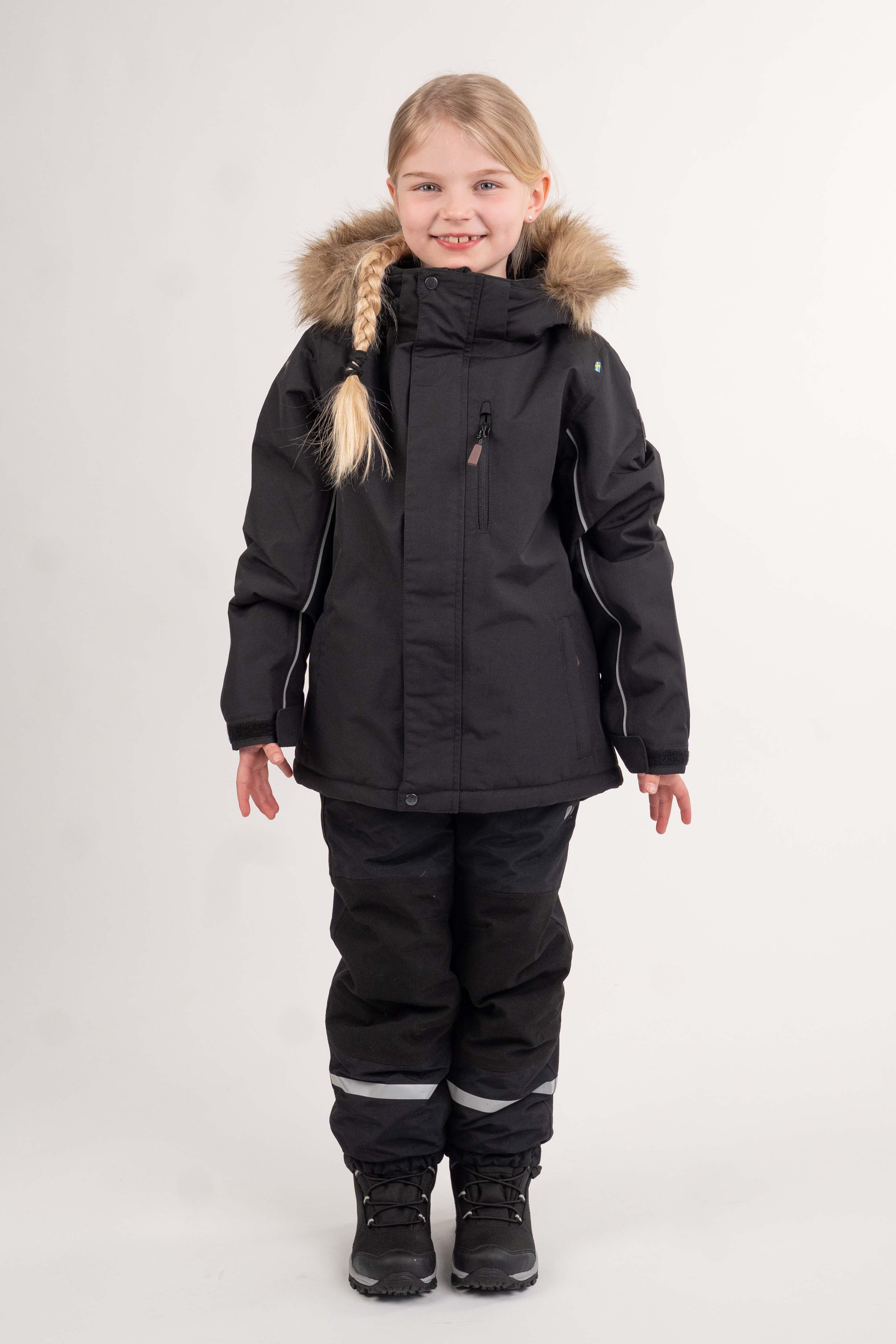 Lindberg Nordic Vinterjakke, Sort, 110