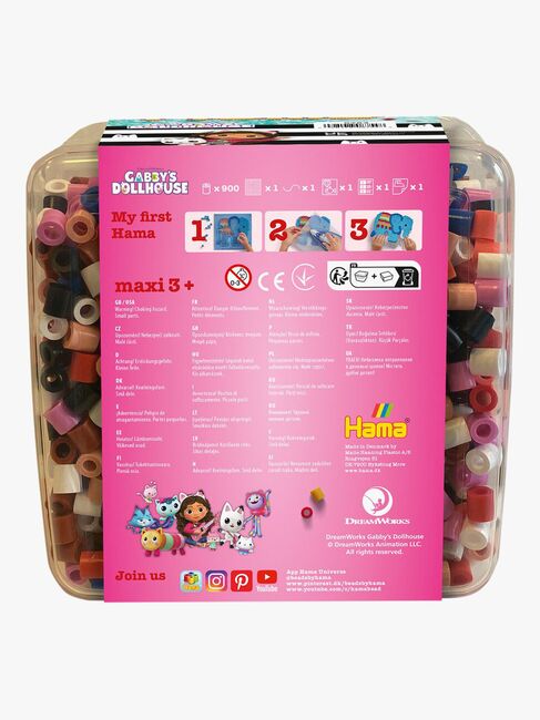 Hama Maxi Gabby's Dollhouse Perlesæt 900 Stk.