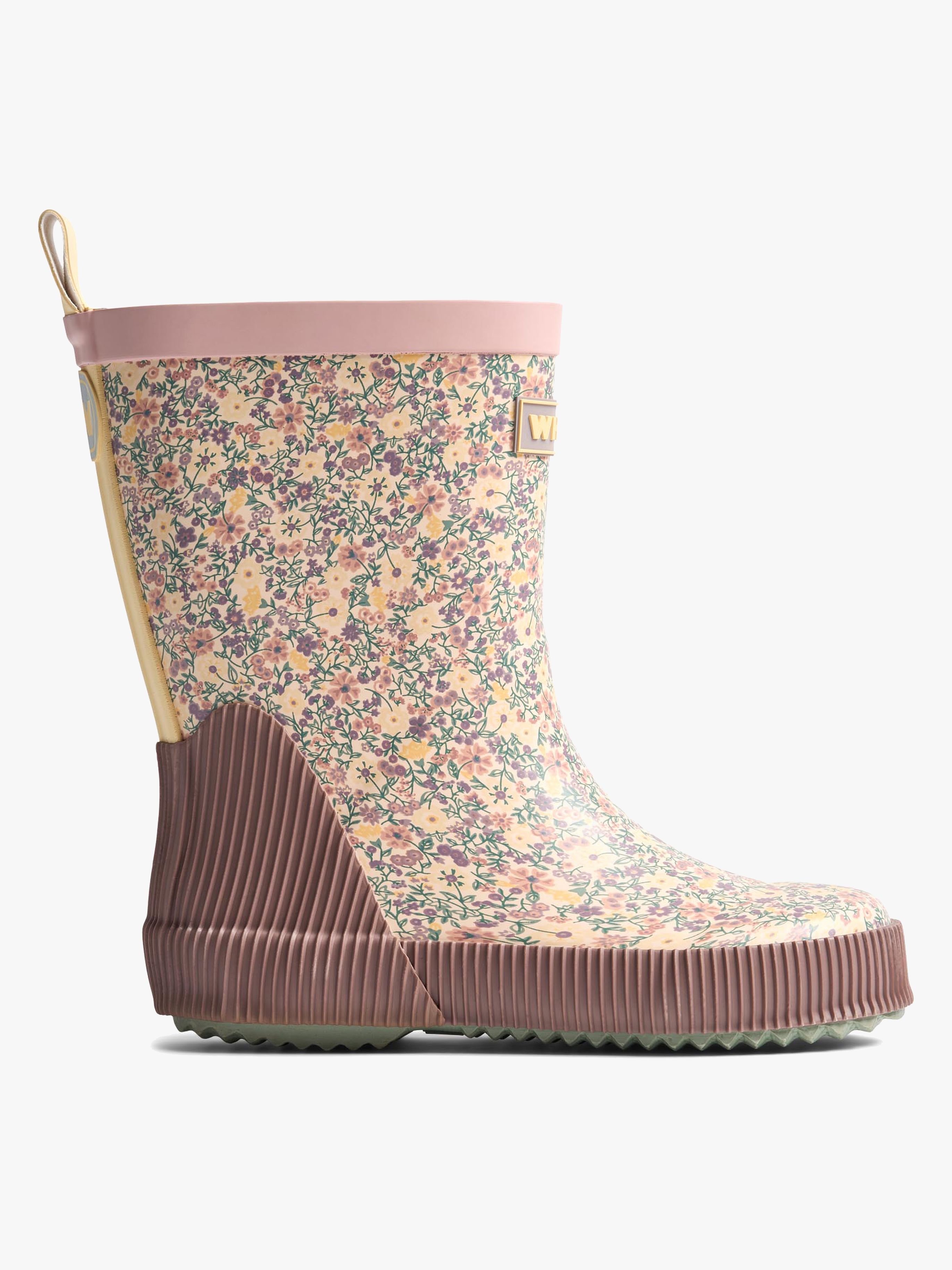 Wheat Welly Gummistøvler, Rose/Flowers, 25