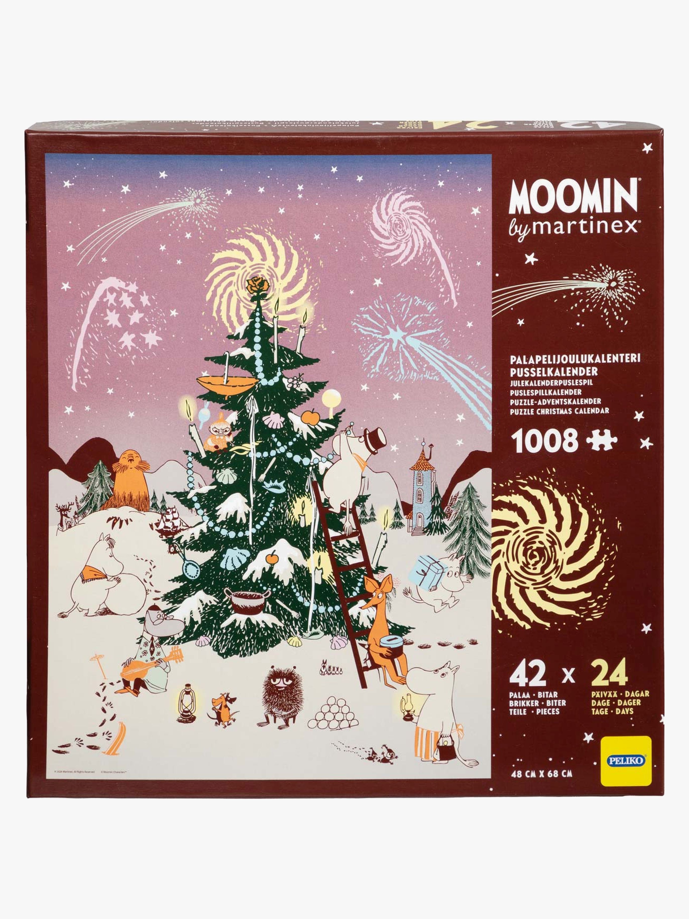 Mumitroldene Puslespilsjulekalender 1008 Brikker