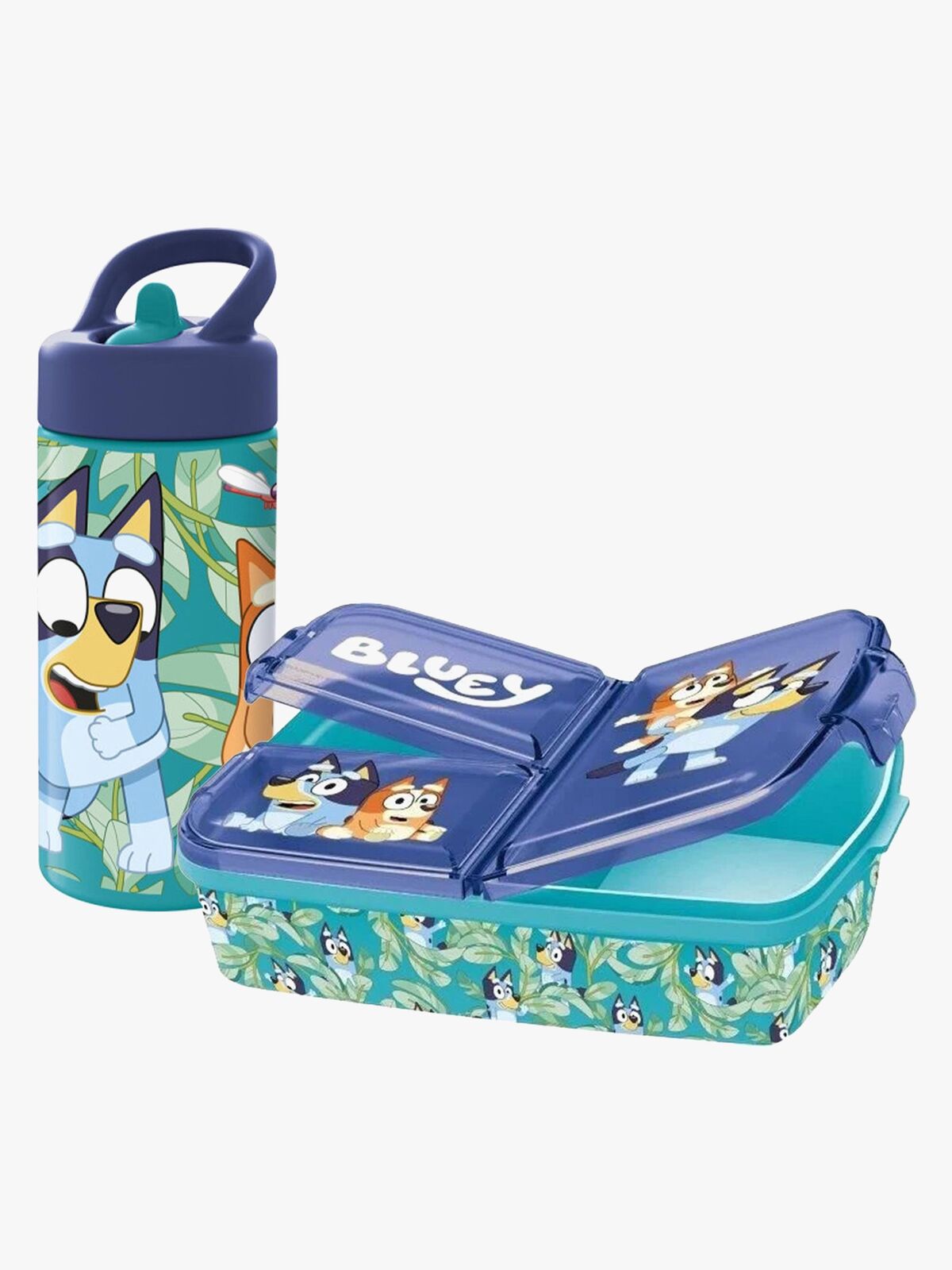 Bluey Madkasse og Drikkedunk, Blå