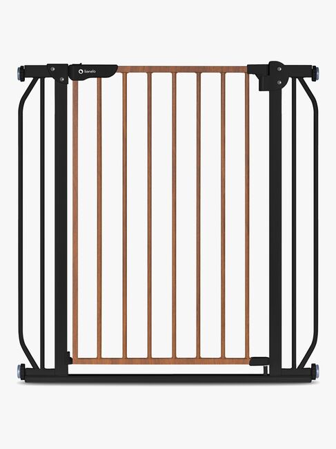 Lionelo Truus Slim Sikkerhedsgitter, Black Carbon/Natural