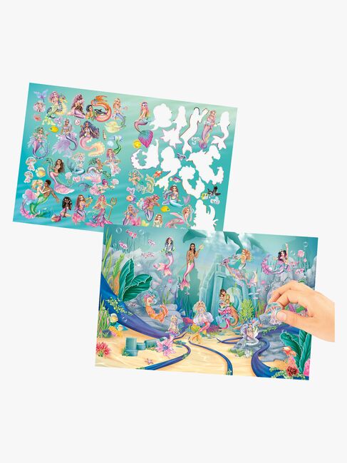 TOPModel Stickerworld Klistermærkebog Havfrue, Metallic