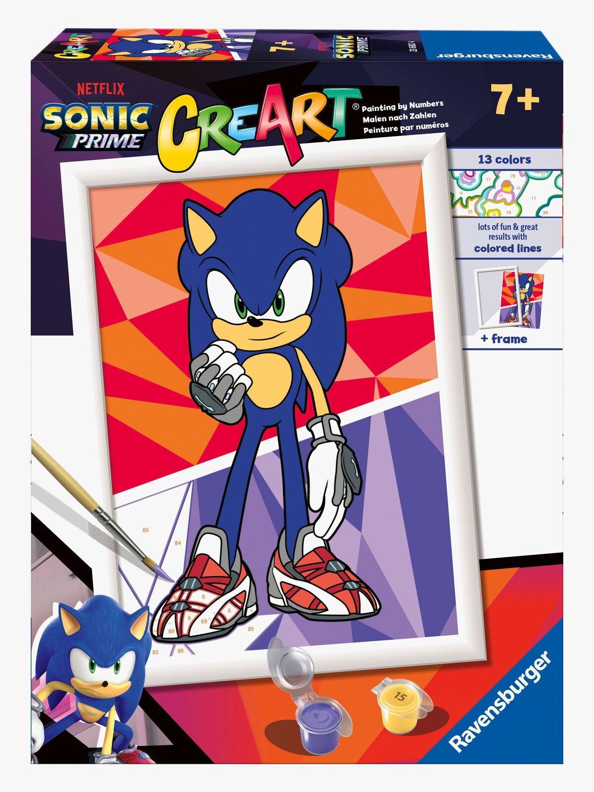 Ravensburger CreArt Sonic Prime Malesæt