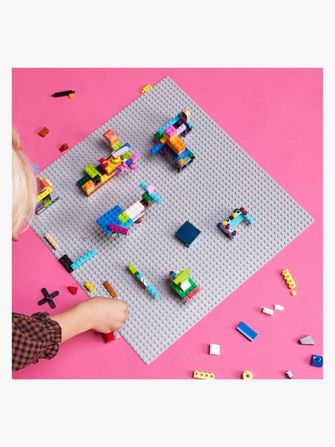 LEGO Classic Grå byggeplade 11024