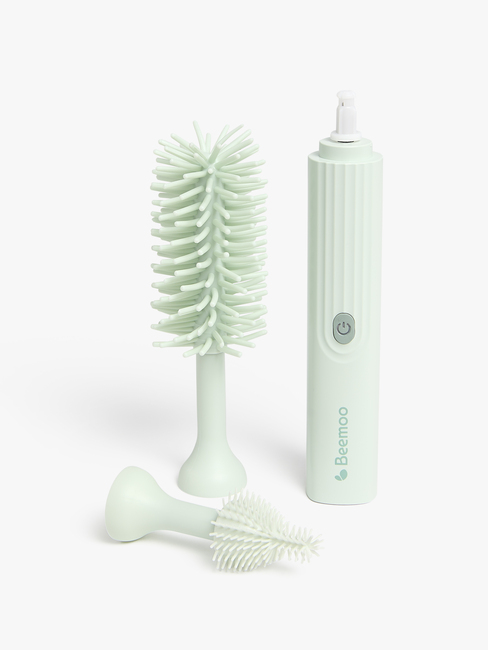 Beemoo CARE Elektrisk Flaskebørste til Sutteflaske, Soft Green