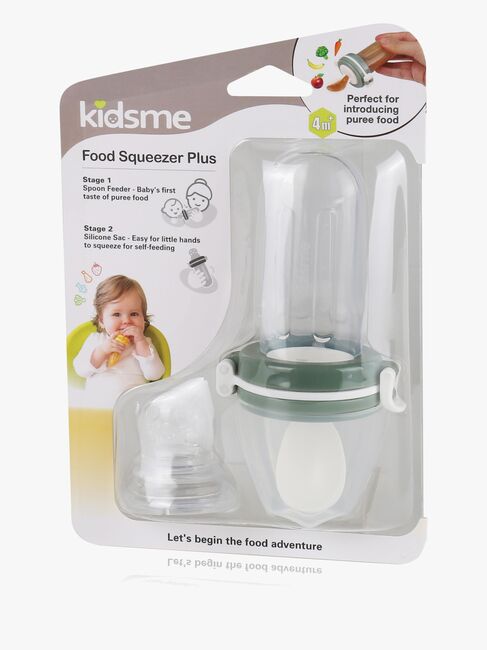 Kidsme Food Squeezer m. Ske, Grey