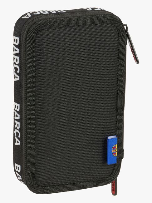 F.C.Barcelona  Fyldt Dobbelt Penalhus 29 Dele, Sort