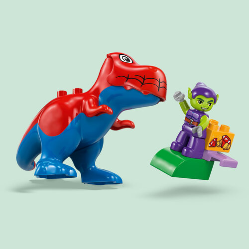 LEGO DUPLO Disney 10463 Spidey-Rex-dinosaur mod Green Goblin