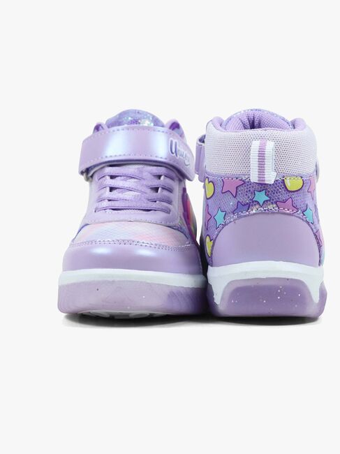 Unicorn Mid Blinkende Sneakers, Lilac S8010258SJB03-0032-4775_3c.jpg