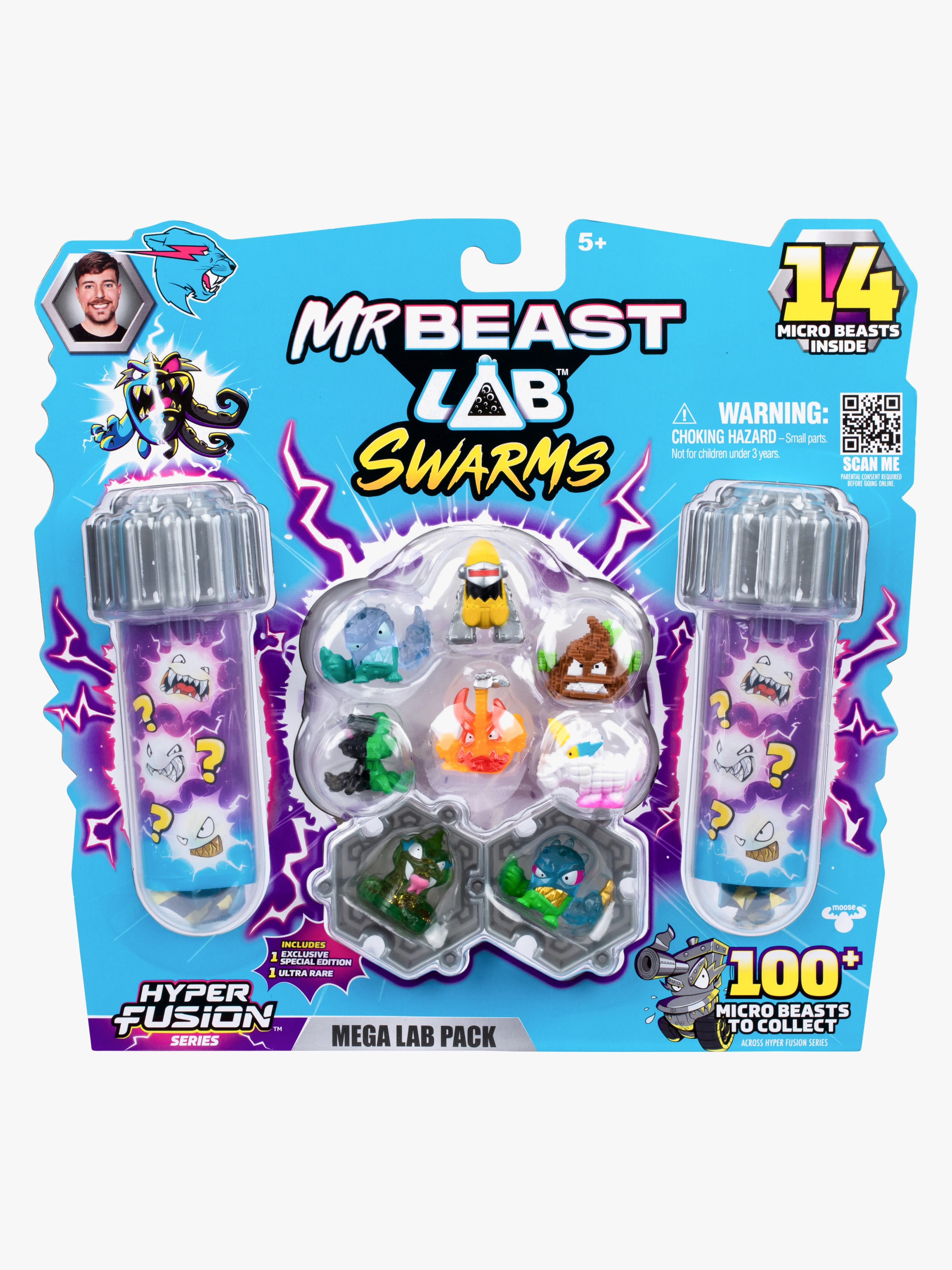 Beast Lab Swarms Samlerfigurer Hyper Fusion 14-pak
