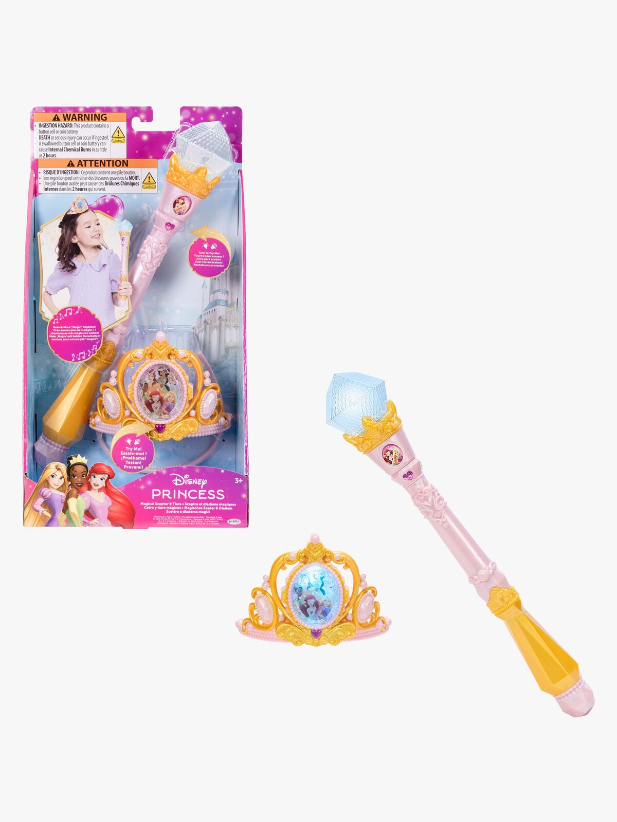 Disney Princess Create Your World Kostume Magisk Tiara og Tryllestav