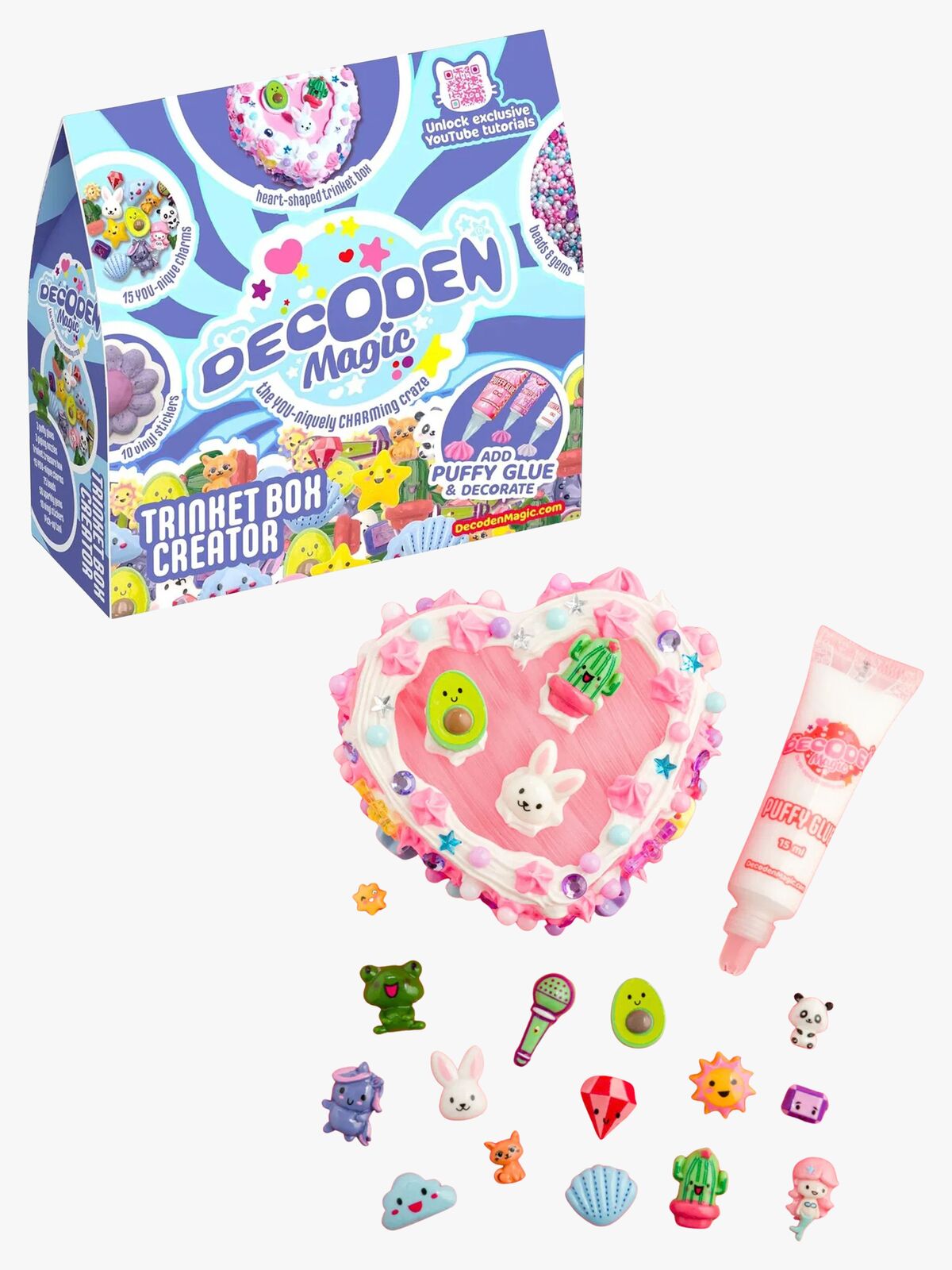 Decoden Magic Classic Kreasæt Hjerteformet Æske