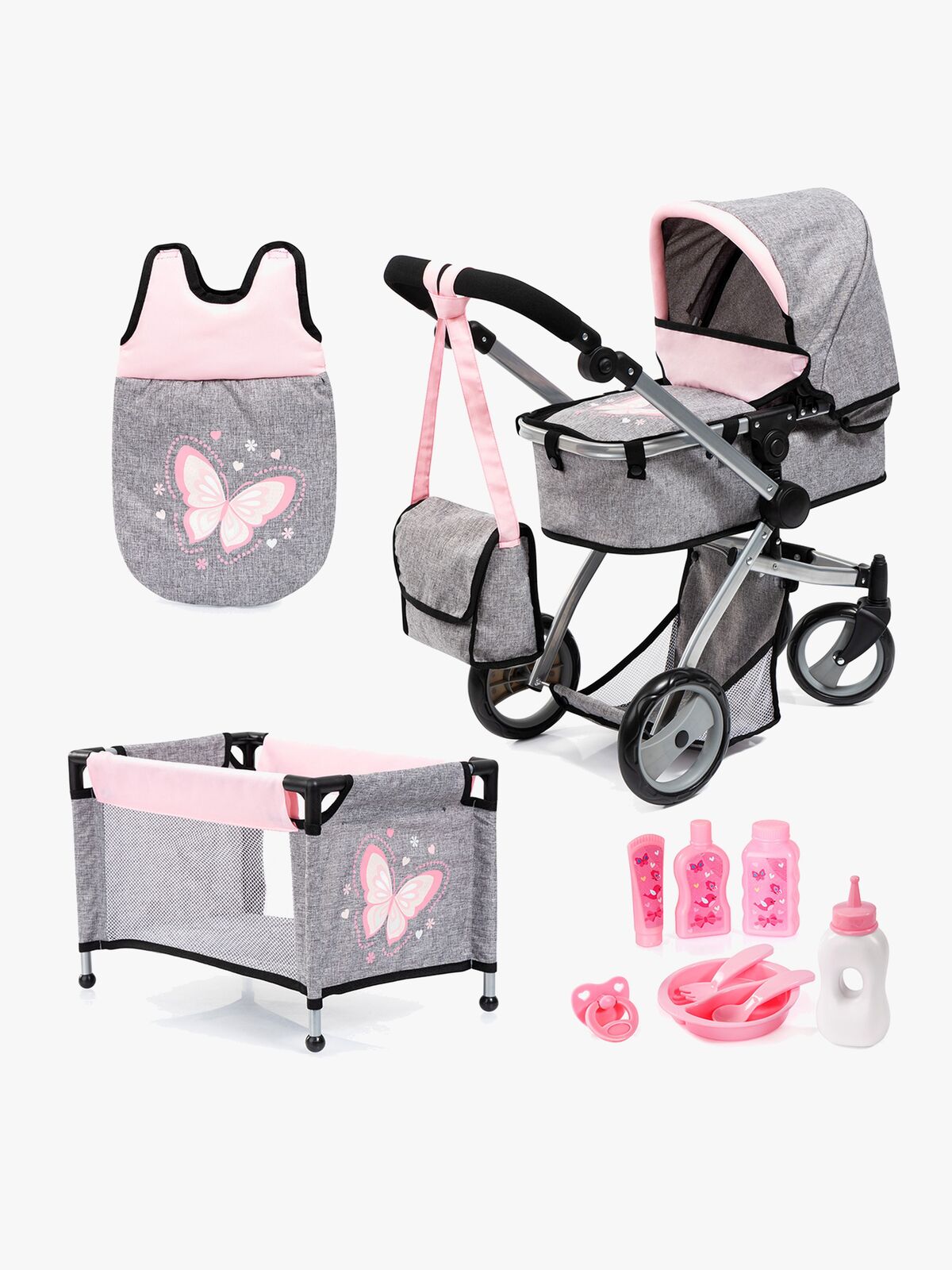 Bayer Design Dukkevogn Mega Set Milano