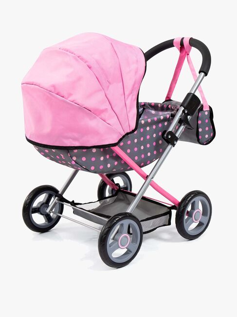 Bayer Design Dukkevogn Cosy, Grå/Lyserød