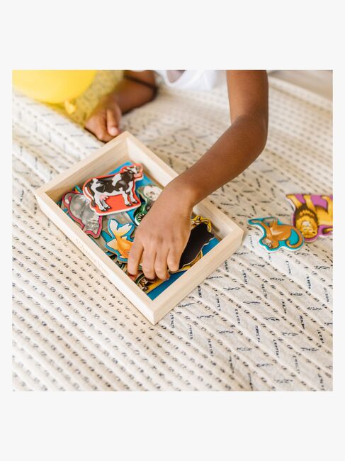 Melissa & Doug Dyremagneter i Træ 20 Stk.