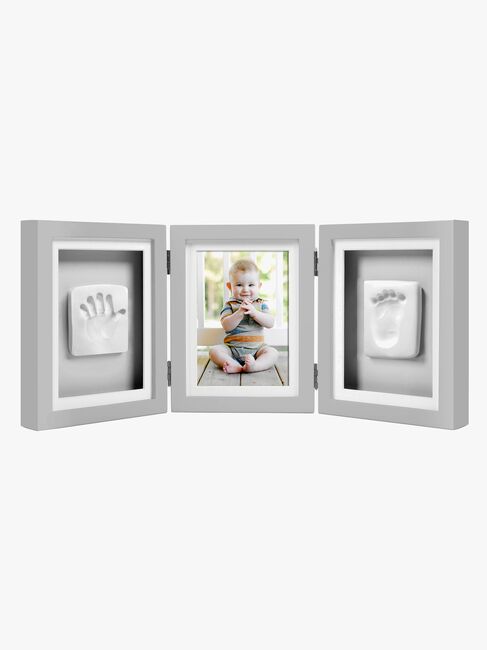 Pearhead Babyprints Deluxe Ramme, Grå