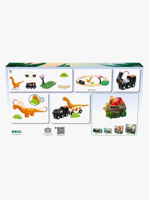 BRIO World 36098 Rundt Togsæt med Dinosaur