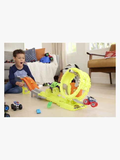 Hot Wheels Power Smashers Race & Chase Legesæt