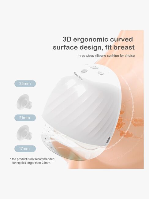 Beemoo CARE Wearable Elektrisk Brystpumpe Dobbelt