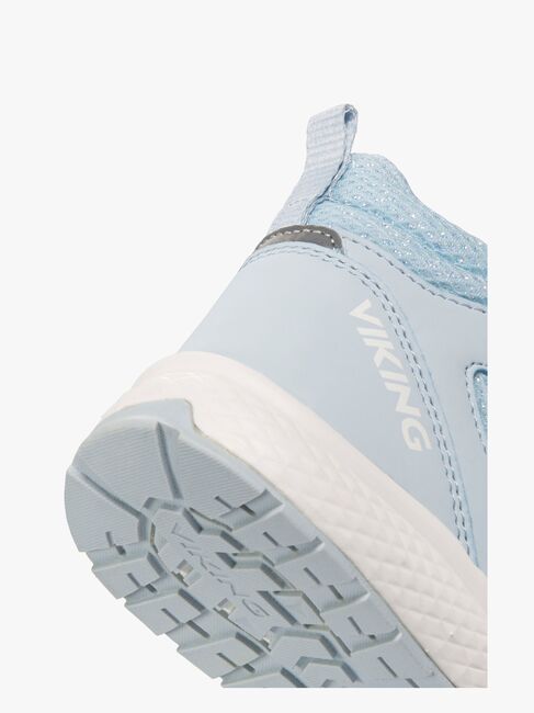 Viking Bouncy Glitter Mid 2V GTX Sneakers, Light Blue