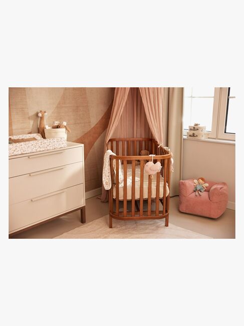 Jollein Sækkestol Kraftig Fløjl, Wild Rose