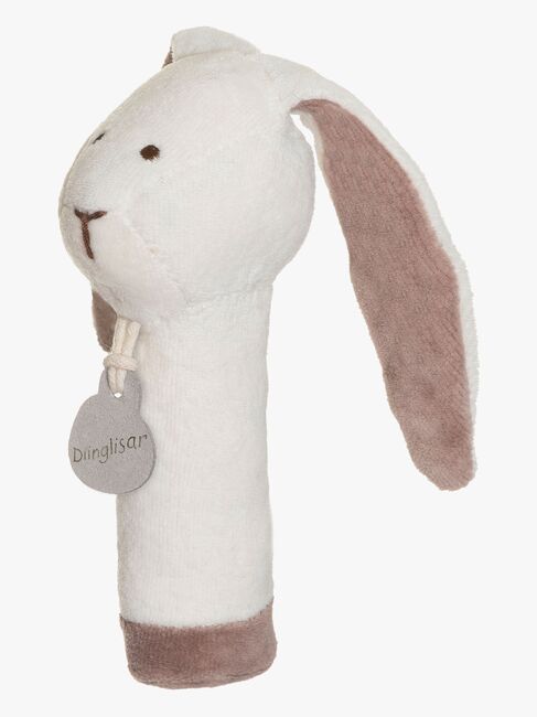 Teddykompaniet Diinglisar  Kanin Rangle, White