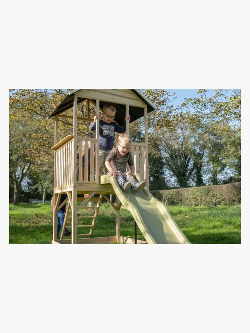 EXIT Panorama 500 Legehus med Rutsjebane & Sandkasse