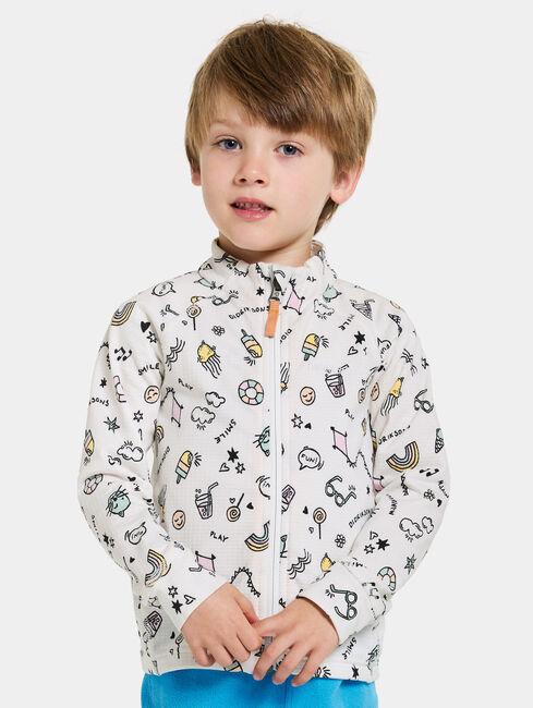 Didriksons Jadis Trøje med Lynlås, Doodle Multi