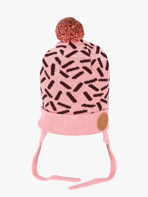 Mumitroldene Mumitroldene Strikket Hue Merinould, Lyserød