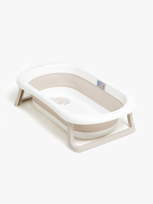 Beemoo CARE Assist Sammenfoldeligt Badekar, White/Beige