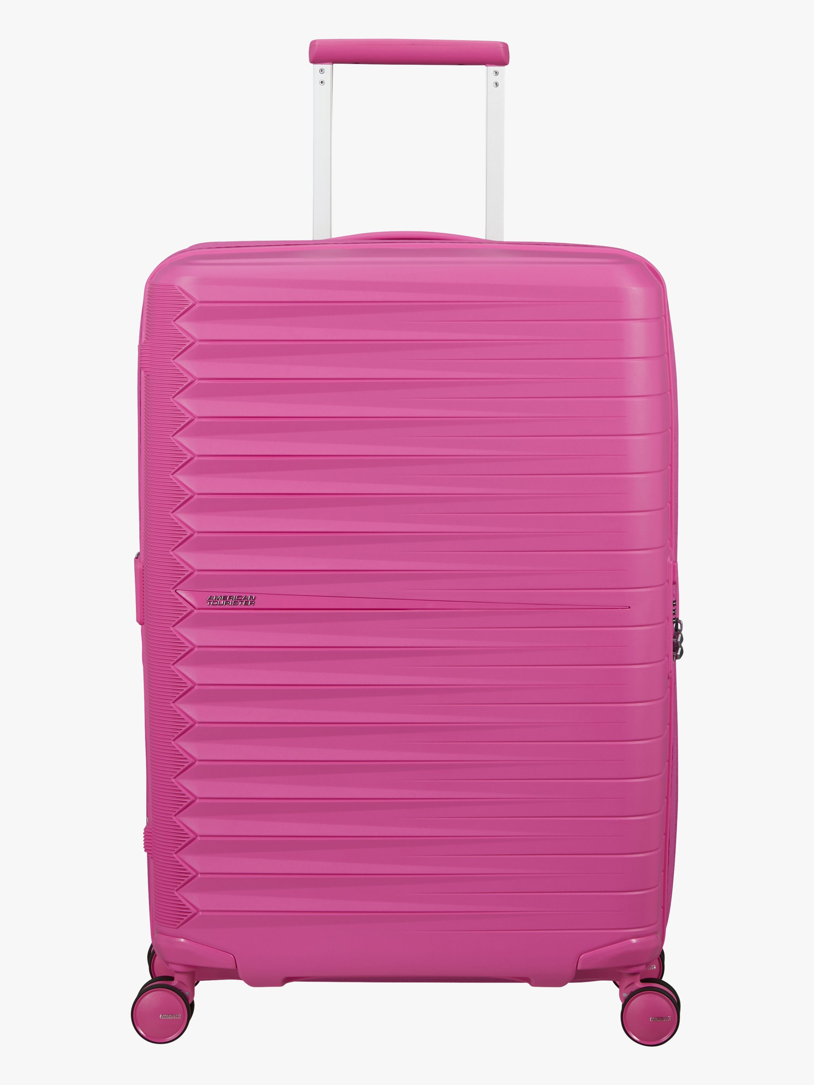 American Tourister FastForward Spinner Kuffert 67-77L, Electric Fuchsia