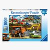Ravensburger Puslespil Entreprenørmaskiner, 100 Brikker