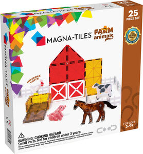 MagnaTiles Farm Animals Byggesæt 25 Dele