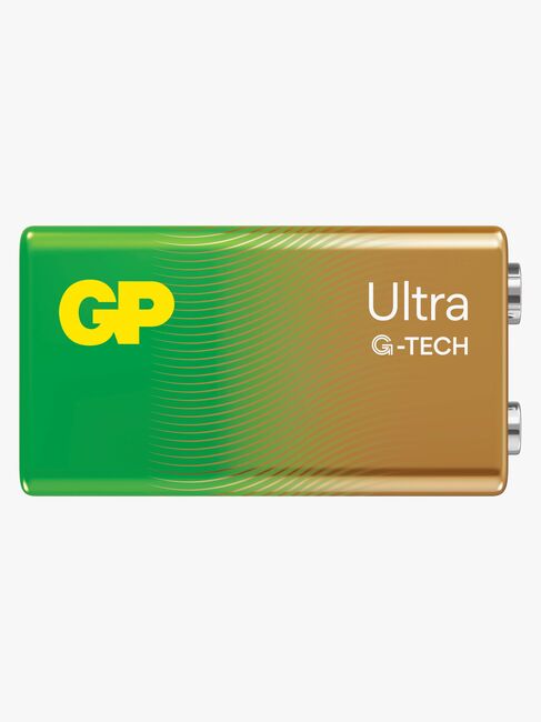 GP Ultra Alkaline G-TECH 9V Batteri Svanemærket 1-Pak