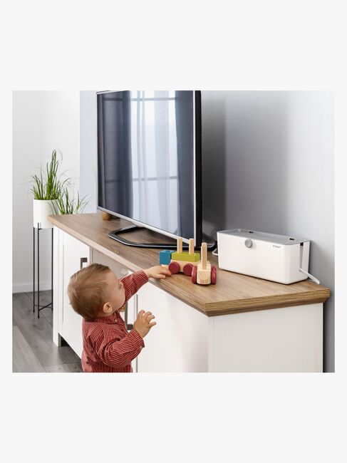 Reer Sikkerhedsboks til Ledninger, Hvid